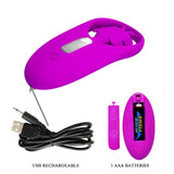 Wireless Clitoral Butterfly Vibrator / Women's G-Spot Stimulator with Remote Control - EVE's SECRETS