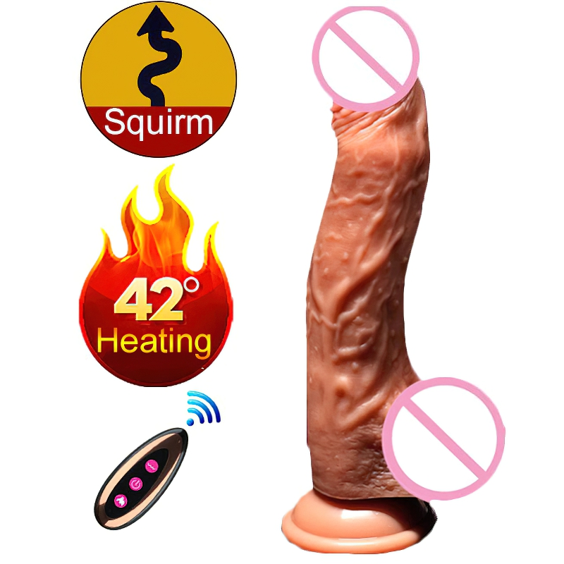 Wireless Realistic Vibrating Dildo For Women / Silicone Big Huge Penis / Electric Sex Toy - EVE's SECRETS