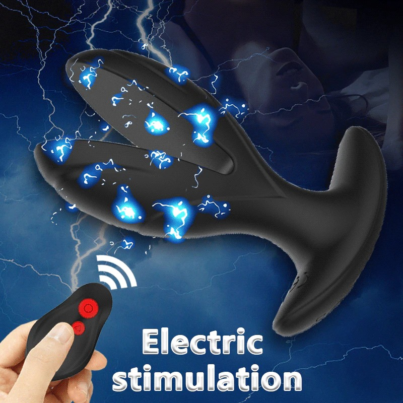 Wireless Remote Anal Dilator / Electric Shock Male Prostate Massager / Unisex Silicone Sex Toys - EVE's SECRETS