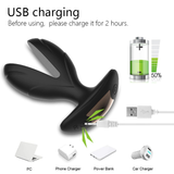 Wireless Remote Anal Dilator / Electric Shock Male Prostate Massager / Unisex Silicone Sex Toys - EVE's SECRETS