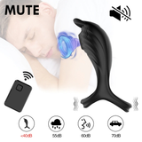 Wireless Remote Control Cockring Vibrator / Comfortable Male Triple Penis Ring / Adult Sex Toys - EVE's SECRETS