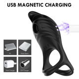 Wireless Remote Control Cockring Vibrator / Comfortable Male Triple Penis Ring / Adult Sex Toys - EVE's SECRETS