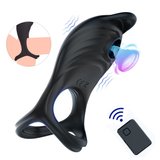 Wireless Remote Control Cockring Vibrator / Comfortable Male Triple Penis Ring / Adult Sex Toys - EVE's SECRETS