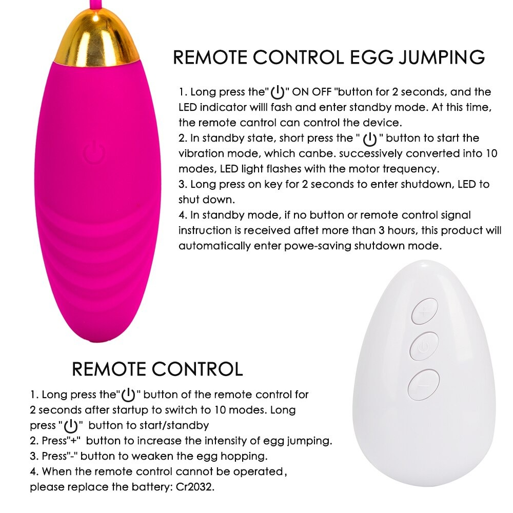 Wireless Remote Control Vibrating Bullet Egg / USB Rechargeable Adult Vibrators / Ladies Sex Toy - EVE's SECRETS