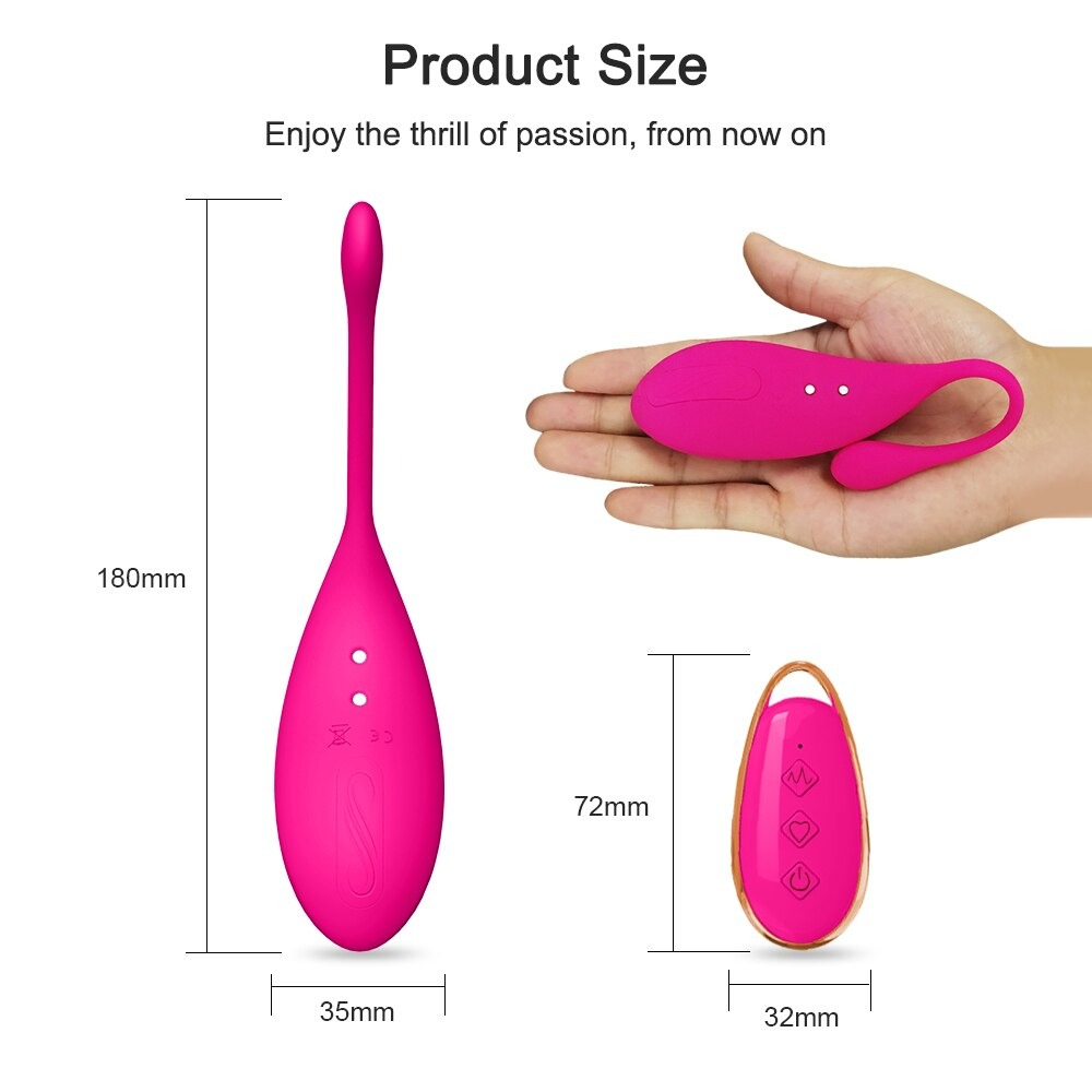 Wireless Remote Control Vibrating Egg / Sex Toys For Women / Female G-Spots Clitoris Stimulator - EVE's SECRETS