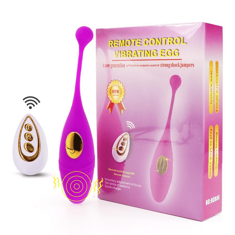 Wireless Remote-Controlled Vibrating Eggs / Wearable Balls G-Spot Clitoris Vibrator Massager - EVE's SECRETS