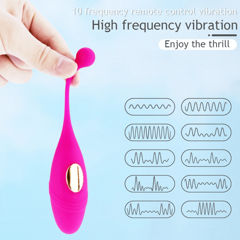 Wireless Remote-Controlled Vibrating Eggs / Wearable Balls G-Spot Clitoris Vibrator Massager - EVE's SECRETS