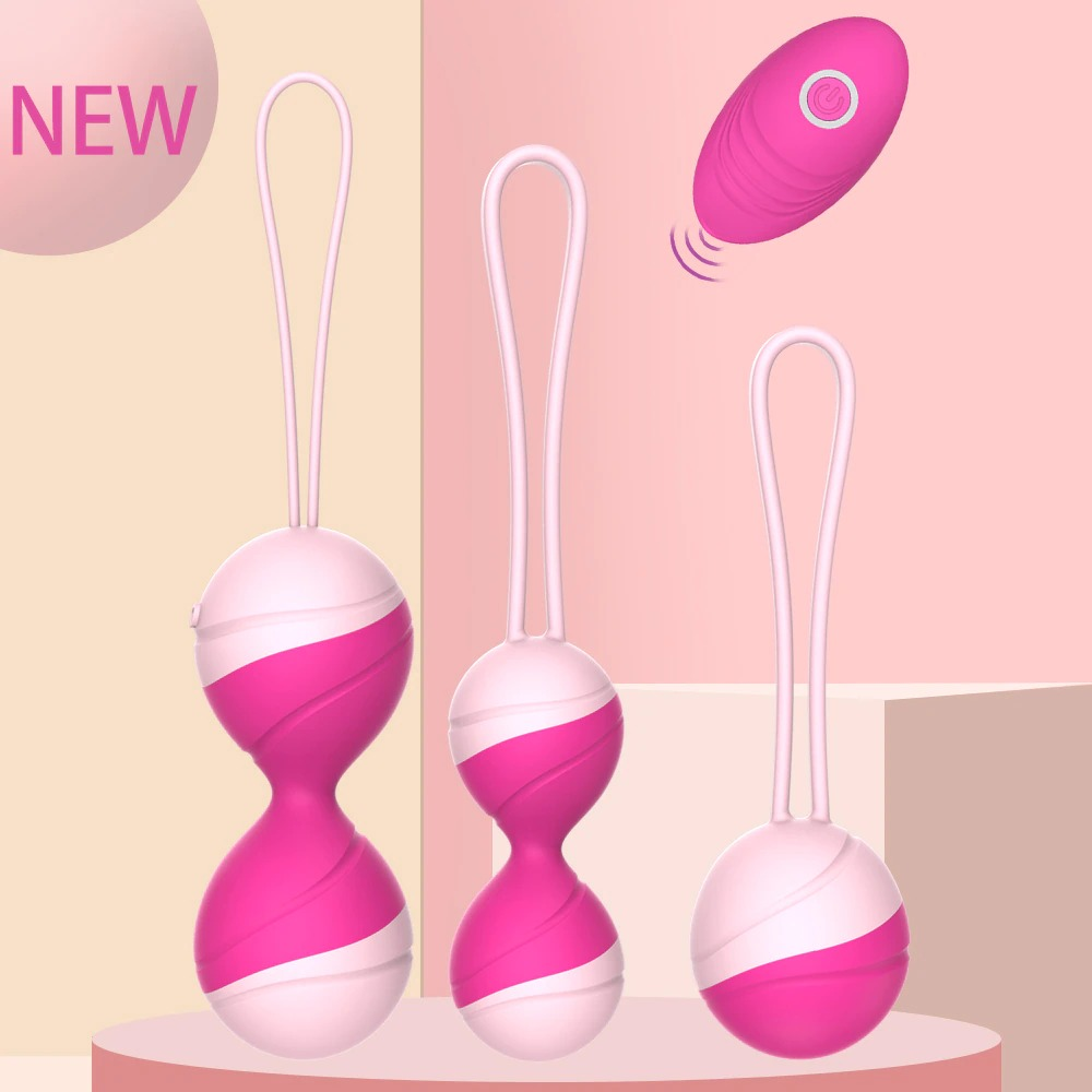 Wireless Remote Vaginal Kegel Balls / 10 Speed Vibrating Eggs / Adult Sex Toys for Women - EVE's SECRETS