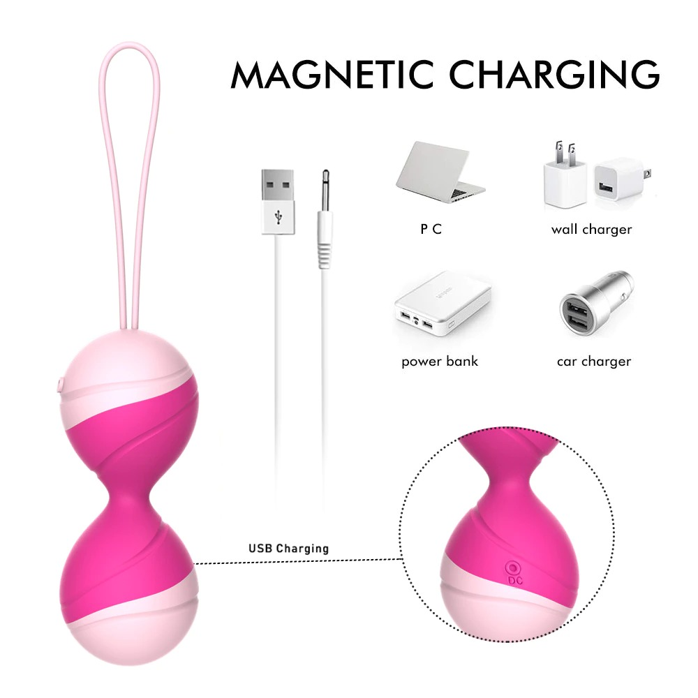 Wireless Remote Vaginal Kegel Balls / 10 Speed Vibrating Eggs / Adult Sex Toys for Women - EVE's SECRETS
