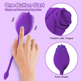 Wireless Rose Vibrator for Women / Female Clitoral Stimulator with Remote Control / Adults Sex Toys - EVE's SECRETS