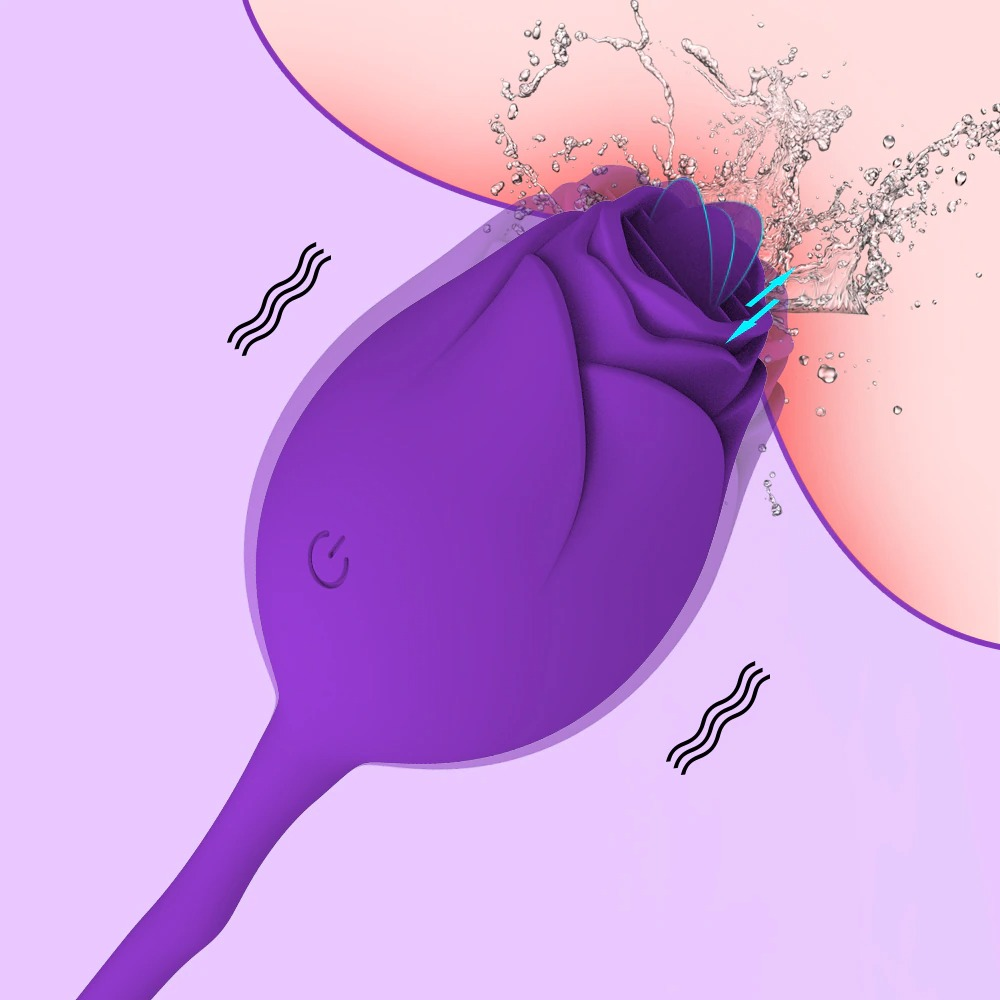 Wireless Rose Vibrator for Women / Female Clitoral Stimulator with Remote Control / Adults Sex Toys - EVE's SECRETS