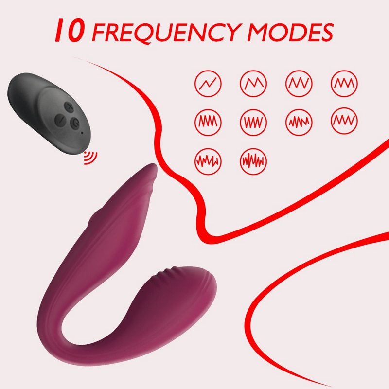 Wireless Sex Toys For Couple / USB Charger Female Dildo / Vibrating G-Spot Clitoris Stimulator - EVE's SECRETS