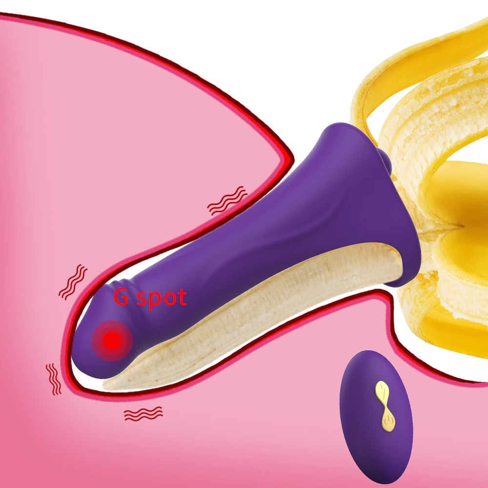 Wireless Silicone Double Penetration Vibrator / Waterproof Sex Toy Dildo for Men - EVE's SECRETS