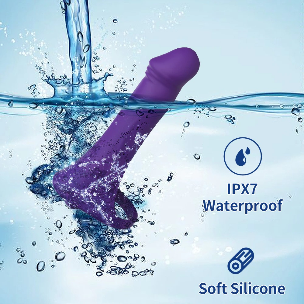 Wireless Silicone Double Penetration Vibrator / Waterproof Sex Toy Dildo for Men - EVE's SECRETS