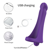 Wireless Silicone Double Penetration Vibrator / Waterproof Sex Toy Dildo for Men - EVE's SECRETS