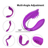 Wireless Silicone Double Stimulator / Adult Vibrator for Women / Rechargeable Sex Toy - EVE's SECRETS
