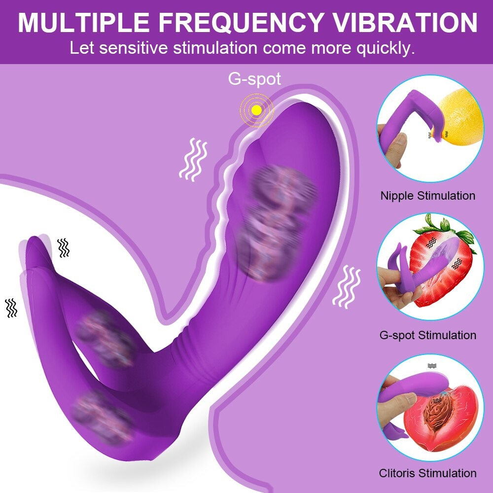 Wireless Vibrator Dildo for Couples / Remote Control Sex Toy / Stimulator Clitoris and Penis - EVE's SECRETS