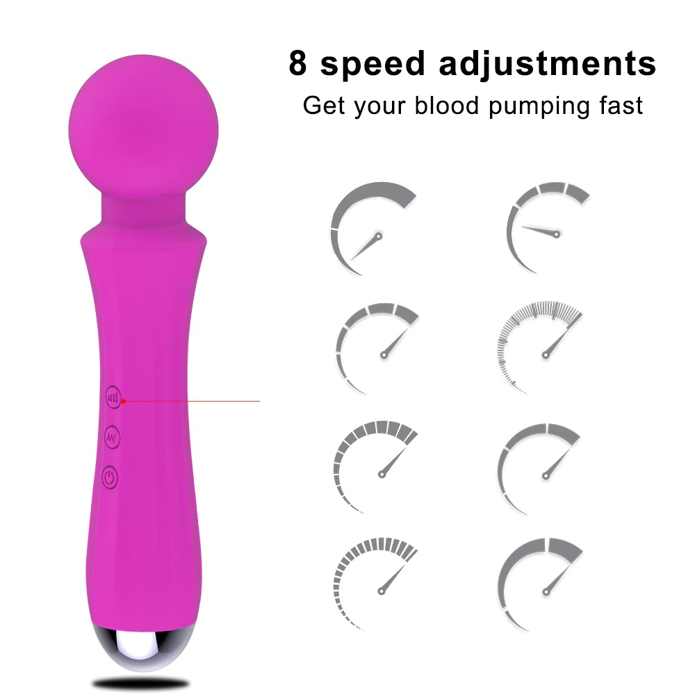 Woman's Clitoris Stimulator / Adults G-Spot Vibrating Dildo / Sex Toy Wand - EVE's SECRETS
