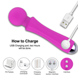 Woman's Clitoris Stimulator / Adults G-Spot Vibrating Dildo / Sex Toy Wand - EVE's SECRETS