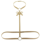 Women Beach Collar Choker / Body Leather Harness / Bondage Style Accessory - EVE's SECRETS