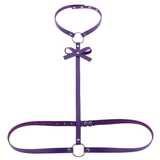 Women Beach Collar Choker / Body Leather Harness / Bondage Style Accessory - EVE's SECRETS