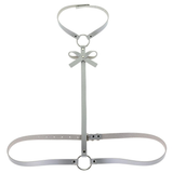 Women Beach Collar Choker / Body Leather Harness / Bondage Style Accessory - EVE's SECRETS
