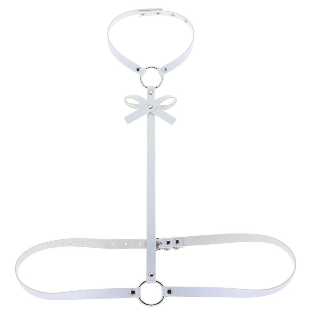 Women Beach Collar Choker / Body Leather Harness / Bondage Style Accessory - EVE's SECRETS