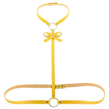 Women Beach Collar Choker / Body Leather Harness / Bondage Style Accessory - EVE's SECRETS