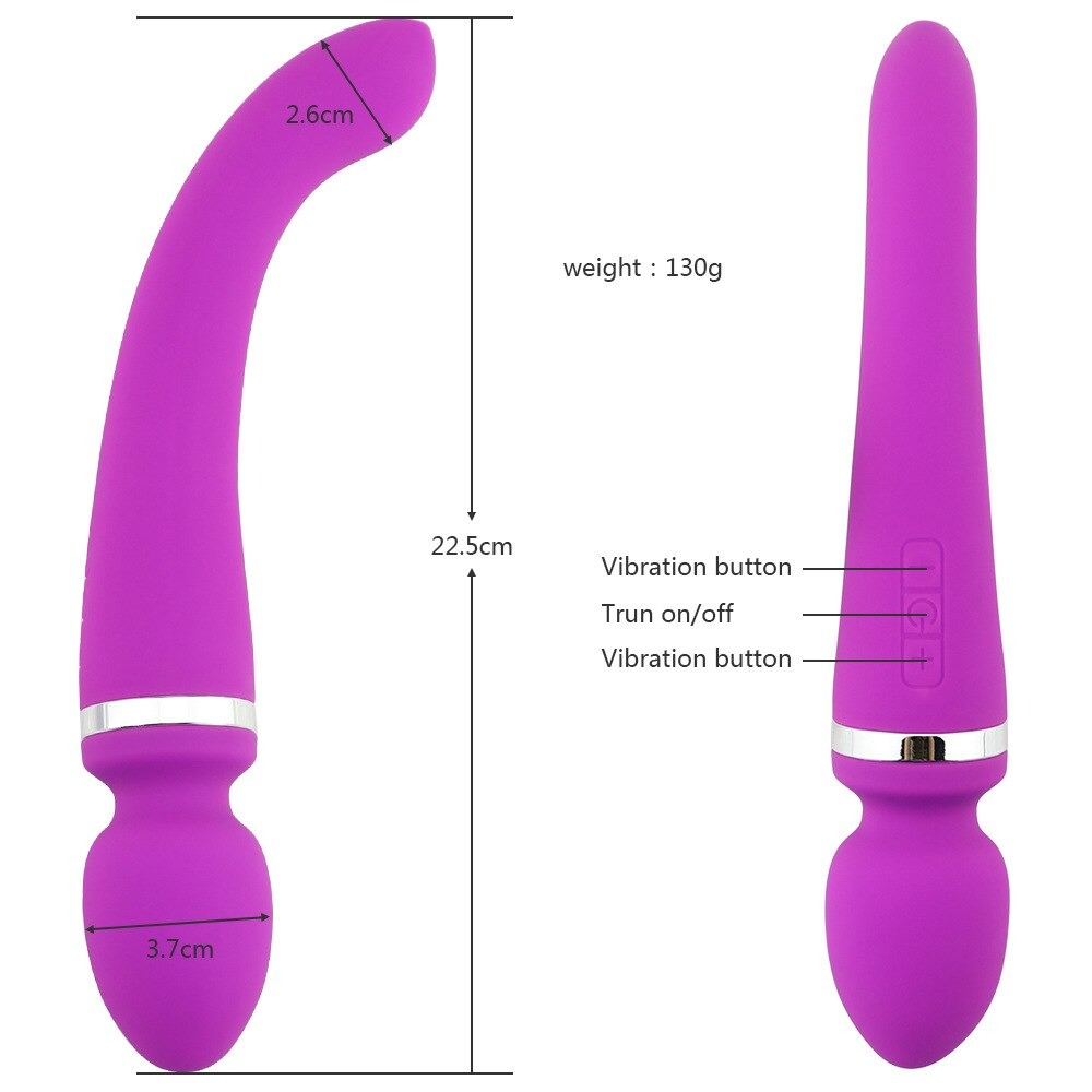 Women G-Spot Vibrator with Dual-Headed / Female Induction Masturbation / Adult Flirting Sex Toy - EVE's SECRETS