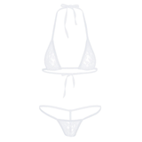 Women Lingerie Transparent Halterneck / Mini Bikini Bra Top With T-back / Sexy Female Underwear - EVE's SECRETS