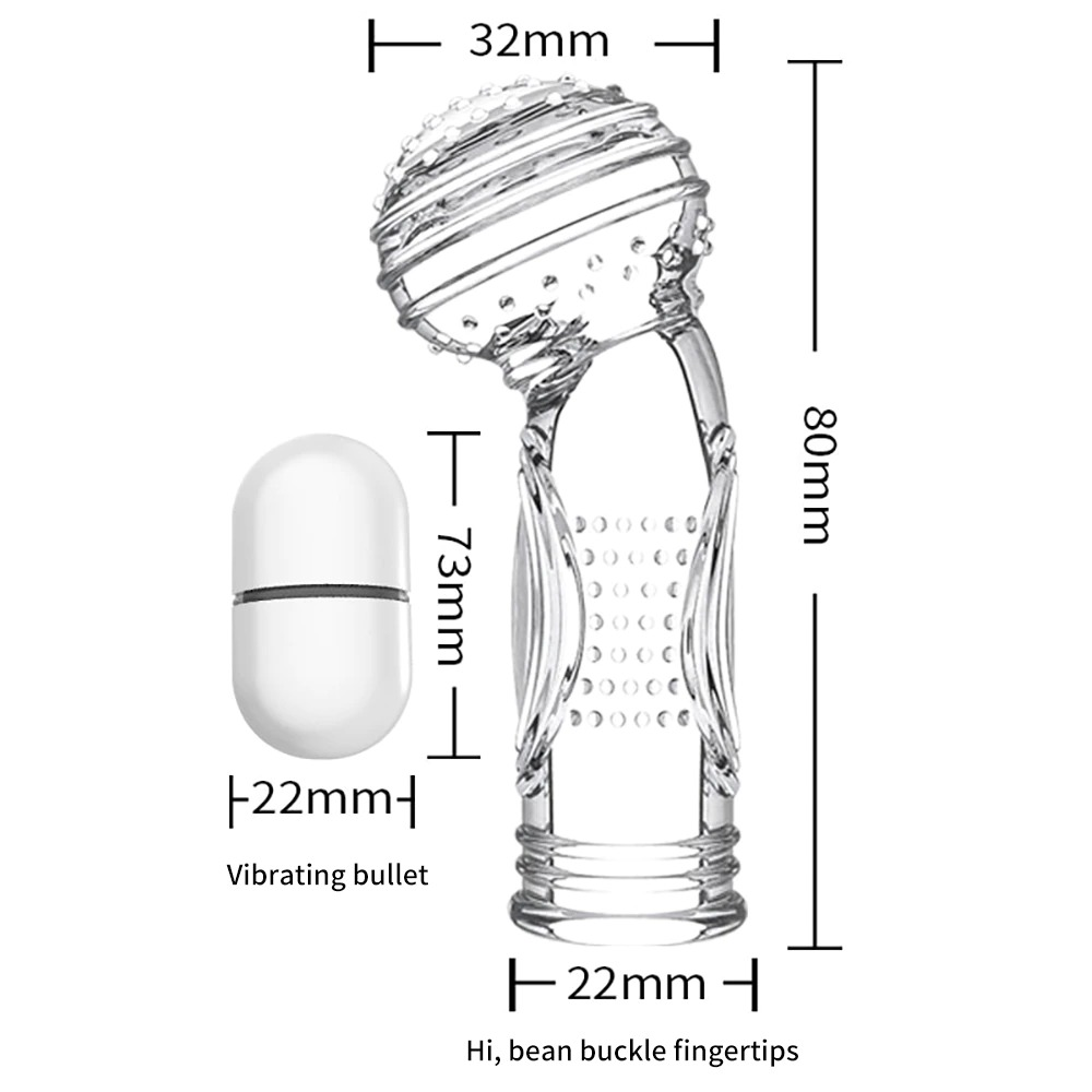 Women Powerful Clitoris Stimulator / G-Spot Finger Vibrator for Ladies / Sex Toy Masturbator - EVE's SECRETS