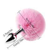 Women's Anal Plug With Fluffy Rabbit Tail / Erotic Anus Masturbator / Sex Toy For Adults - EVE's SECRETS