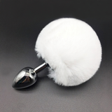 Women's Anal Plug With Fluffy Rabbit Tail / Erotic Anus Masturbator / Sex Toy For Adults - EVE's SECRETS