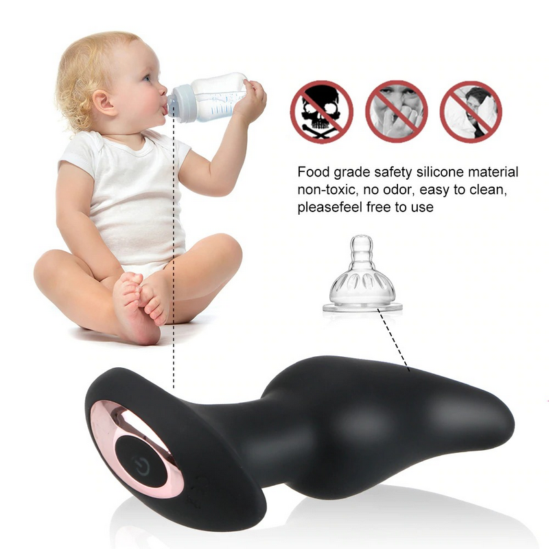 Women's Anus Beads Vibrator / G-Spot Female Prostate Massager / Wireless Clit Stimulator - EVE's SECRETS