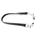 Women's BDSM Bondage of PU Leather / Spreader Straps for Vagina with Clamps - EVE's SECRETS