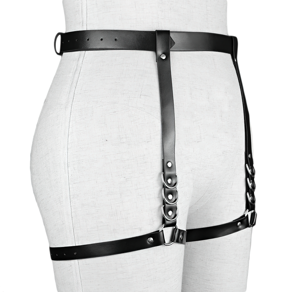 Women's Black Adjustable Bondage Full Body Harness / Sexy Female BDSM Accessories - EVE's SECRETS