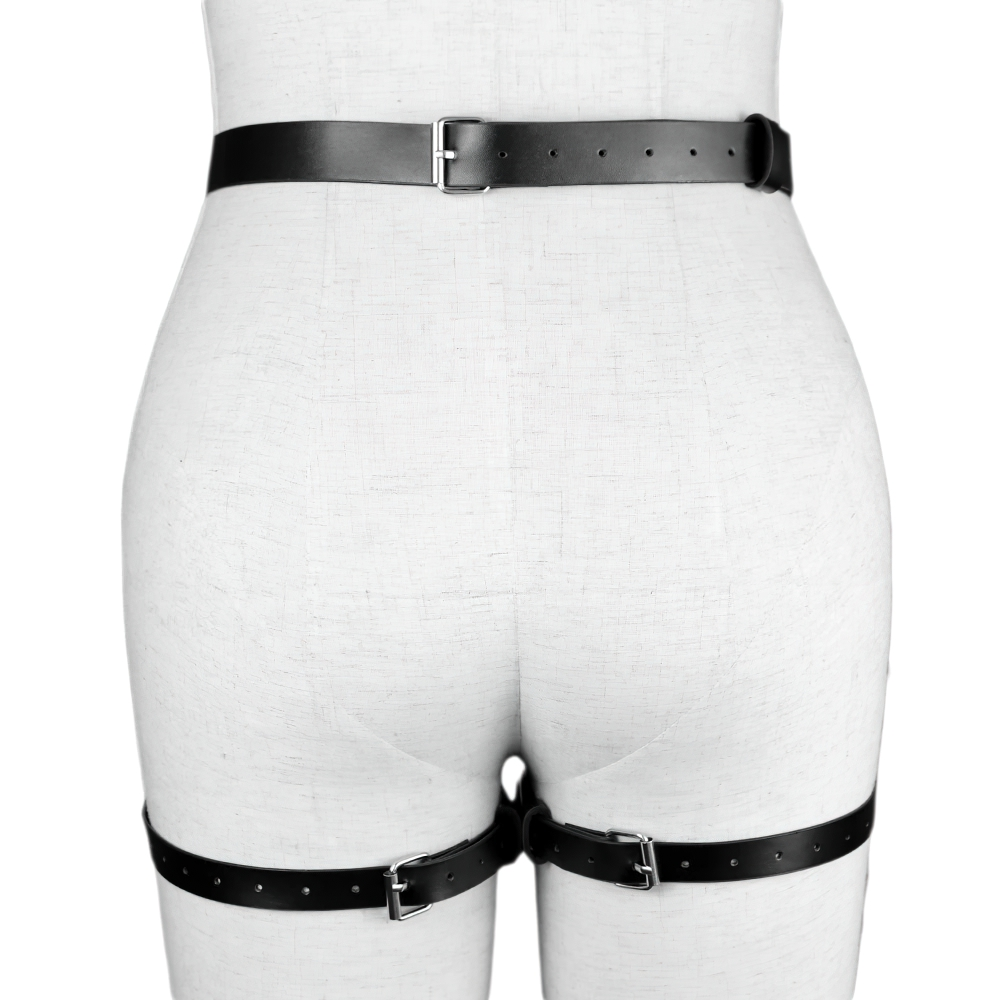 Women's Black Adjustable Bondage Full Body Harness / Sexy Female BDSM Accessories - EVE's SECRETS