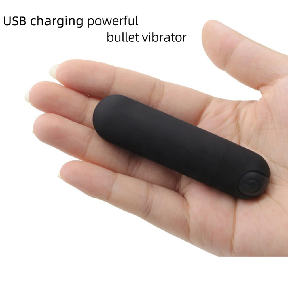 Women's Black Clitoral Stimulator / Erotic G-Spot Vibrator / Adult Mini Sex Toy - EVE's SECRETS