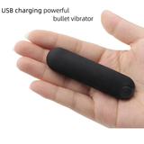 Women's Black Clitoral Stimulator / Erotic G-Spot Vibrator / Adult Mini Sex Toy - EVE's SECRETS