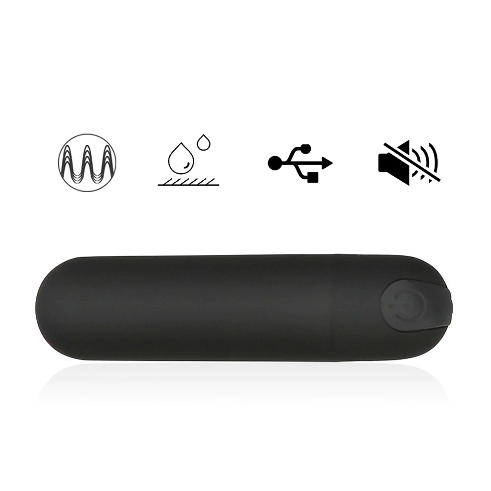 Women's Black Clitoral Stimulator / Erotic G-Spot Vibrator / Adult Mini Sex Toy - EVE's SECRETS