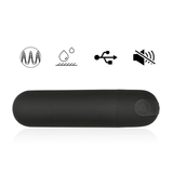 Women's Black Clitoral Stimulator / Erotic G-Spot Vibrator / Adult Mini Sex Toy - EVE's SECRETS