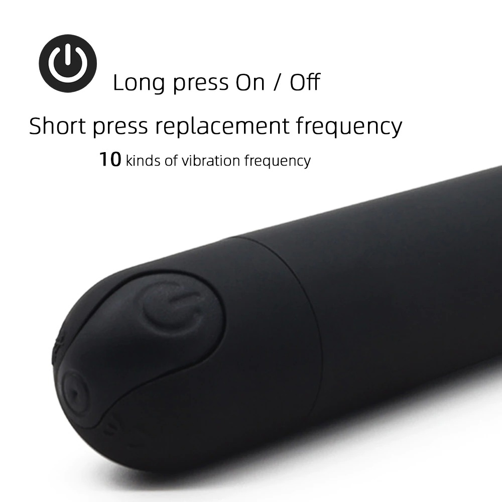 Women's Black Clitoral Stimulator / Erotic G-Spot Vibrator / Adult Mini Sex Toy - EVE's SECRETS