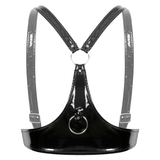 Women's Brassiere With Open Cups / Sexy Lingerie With Adjustable Shoulder Straps / Wet Look Bra - EVE's SECRETS
