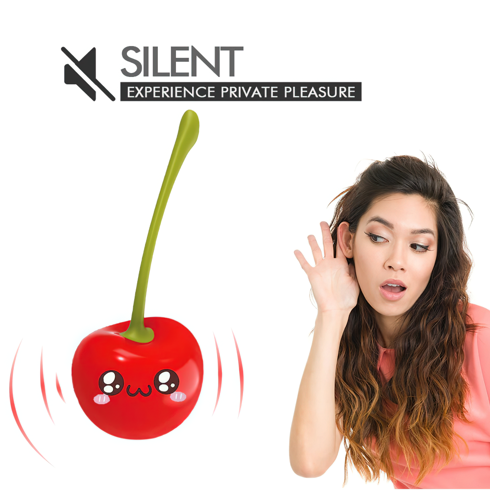 Women's Cherry Design G-Spot Masagger / Female Egg Vibrator / Fruit Clitoral Masturbator - EVE's SECRETS