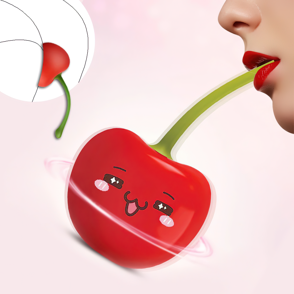 Women's Cherry Design G-Spot Masagger / Female Egg Vibrator / Fruit Clitoral Masturbator - EVE's SECRETS
