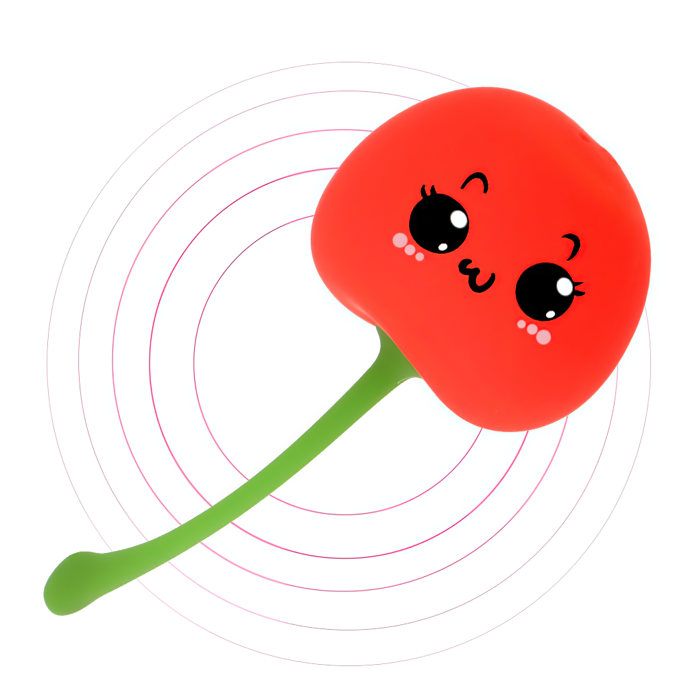 Women's Cherry Design G-Spot Masagger / Female Egg Vibrator / Fruit Clitoral Masturbator - EVE's SECRETS