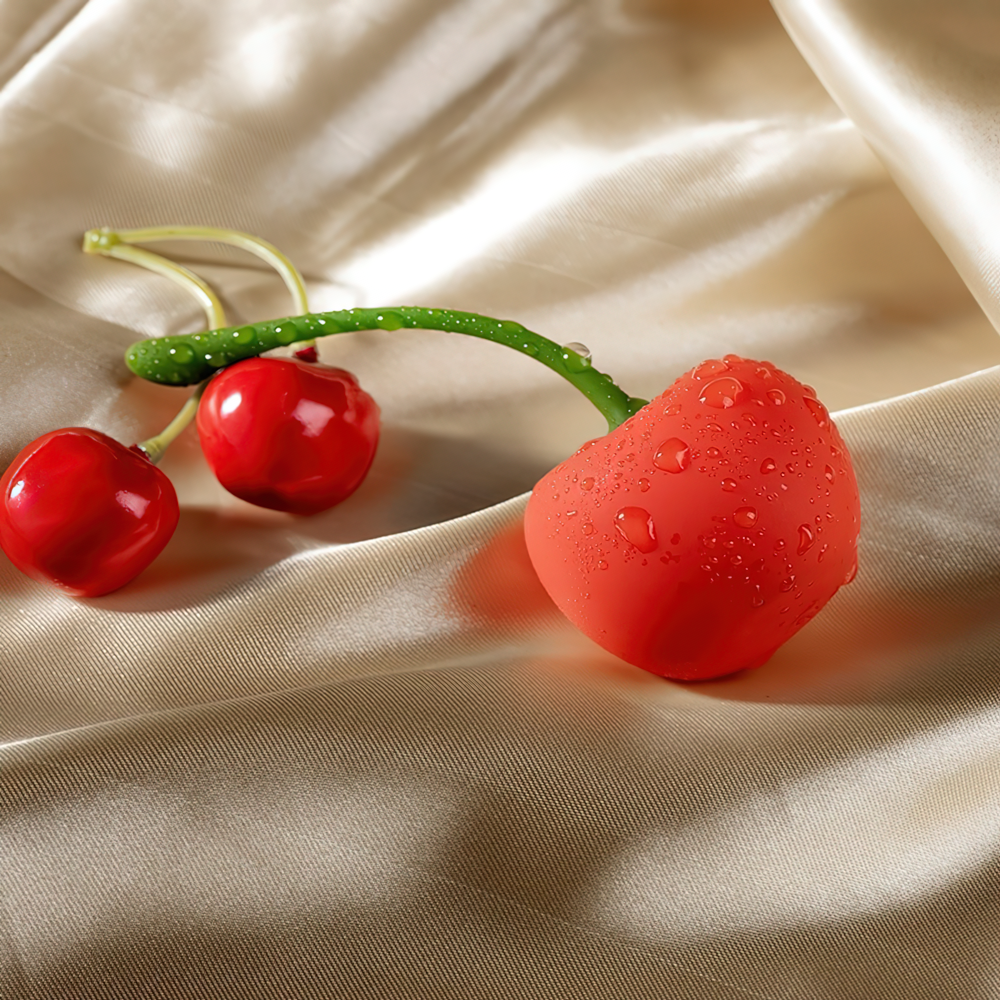 Women's Cherry Design G-Spot Masagger / Female Egg Vibrator / Fruit Clitoral Masturbator - EVE's SECRETS