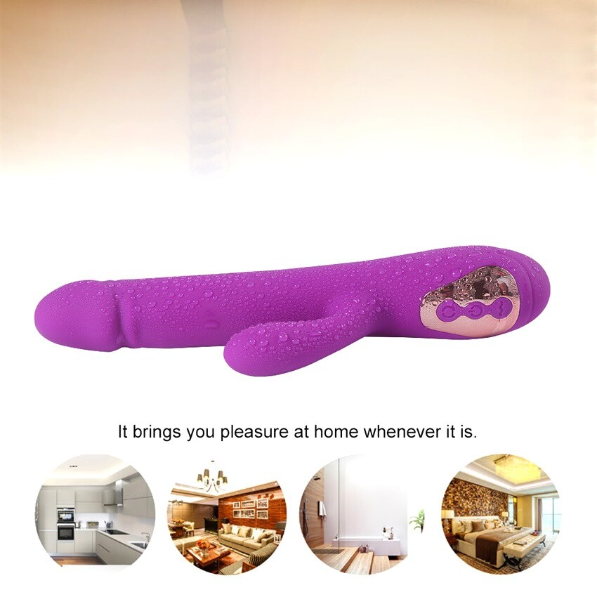 Women's Clitoral Massager / Purple Female Rabbit Vibrator / Silicone Sex Toys For Masturbation - EVE's SECRETS