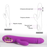 Women's Clitoral Massager / Purple Female Rabbit Vibrator / Silicone Sex Toys For Masturbation - EVE's SECRETS