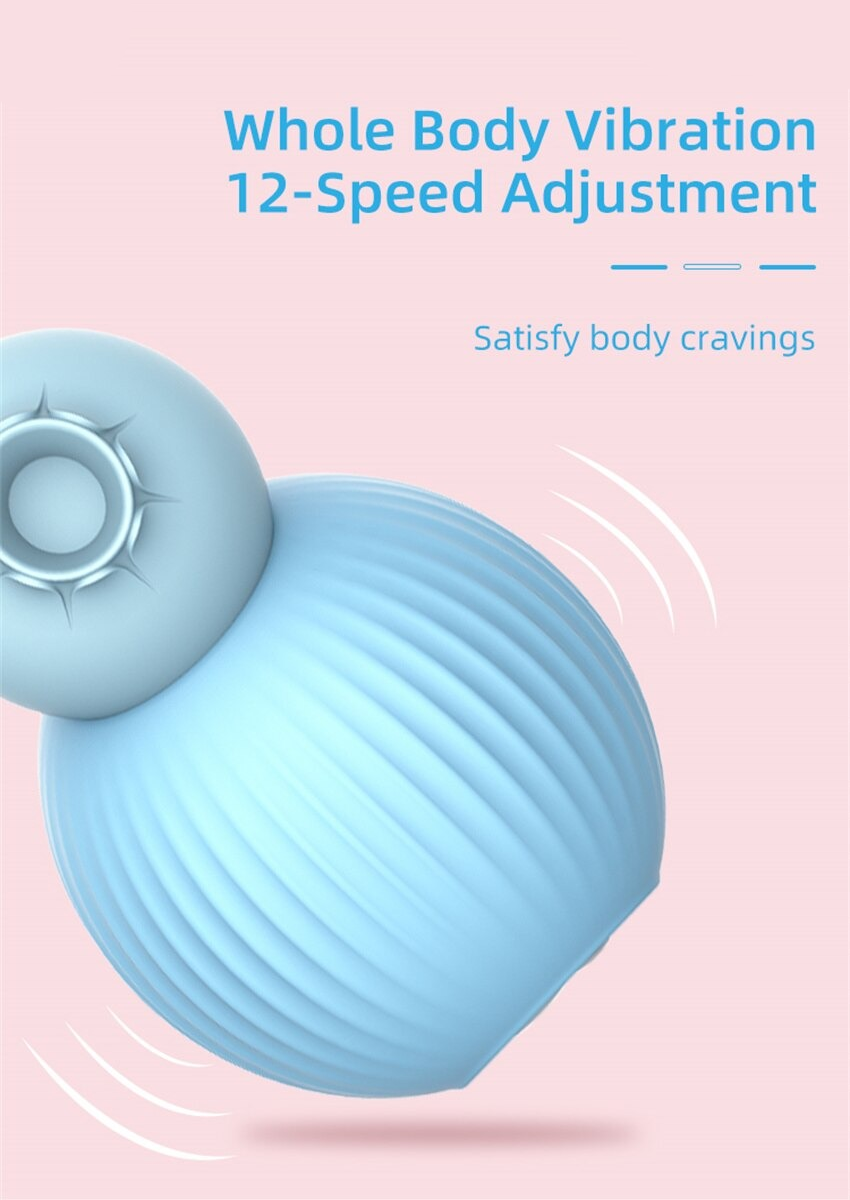 Women's Clitoral Sucking Vibrator / Blue Female Clit Massager / Sex Toys For Stimulation - EVE's SECRETS